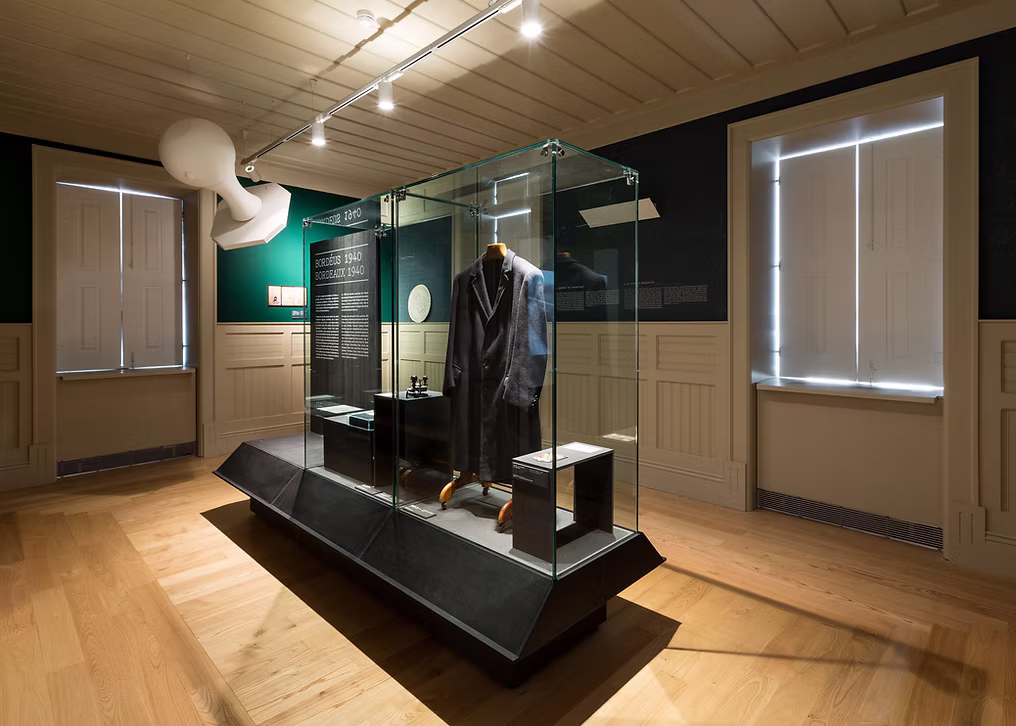Núcleo expositivo dedicado ao Ato de Consciência em Bordéus.